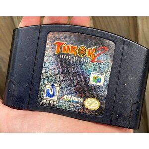 Turok 2: Seeds of Evil (Nintendo 64, 1998) Authentic Tested!